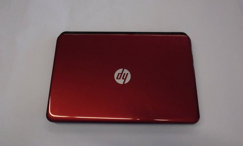 hp red laptop