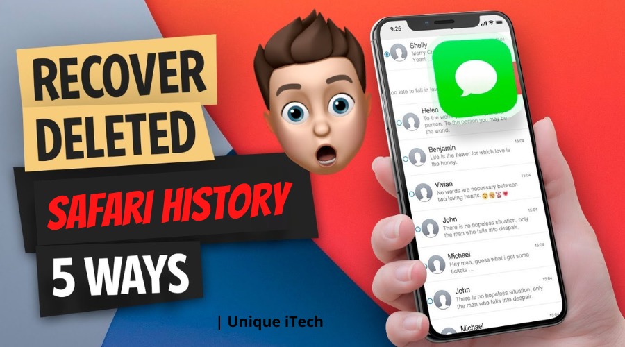 recover deleted history safari ipad